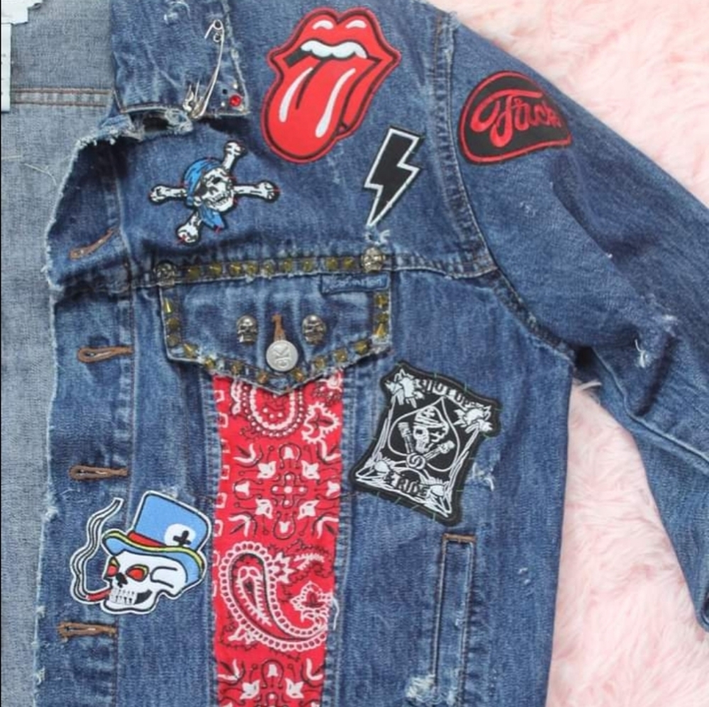 SOLD!!! Customized punkrock Calvin Klein Vintage y2k-trucker - Picture 5 of 16